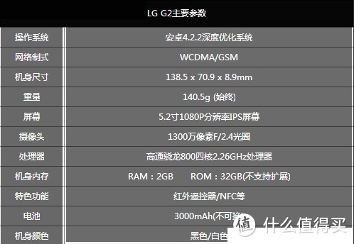 激凸（G2）现形记：LG G2 D802 WCDMA/GSM 智能手机