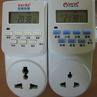 新旧两款 kerde 科德 电子式定时开关插座 TW-K11 简单对比