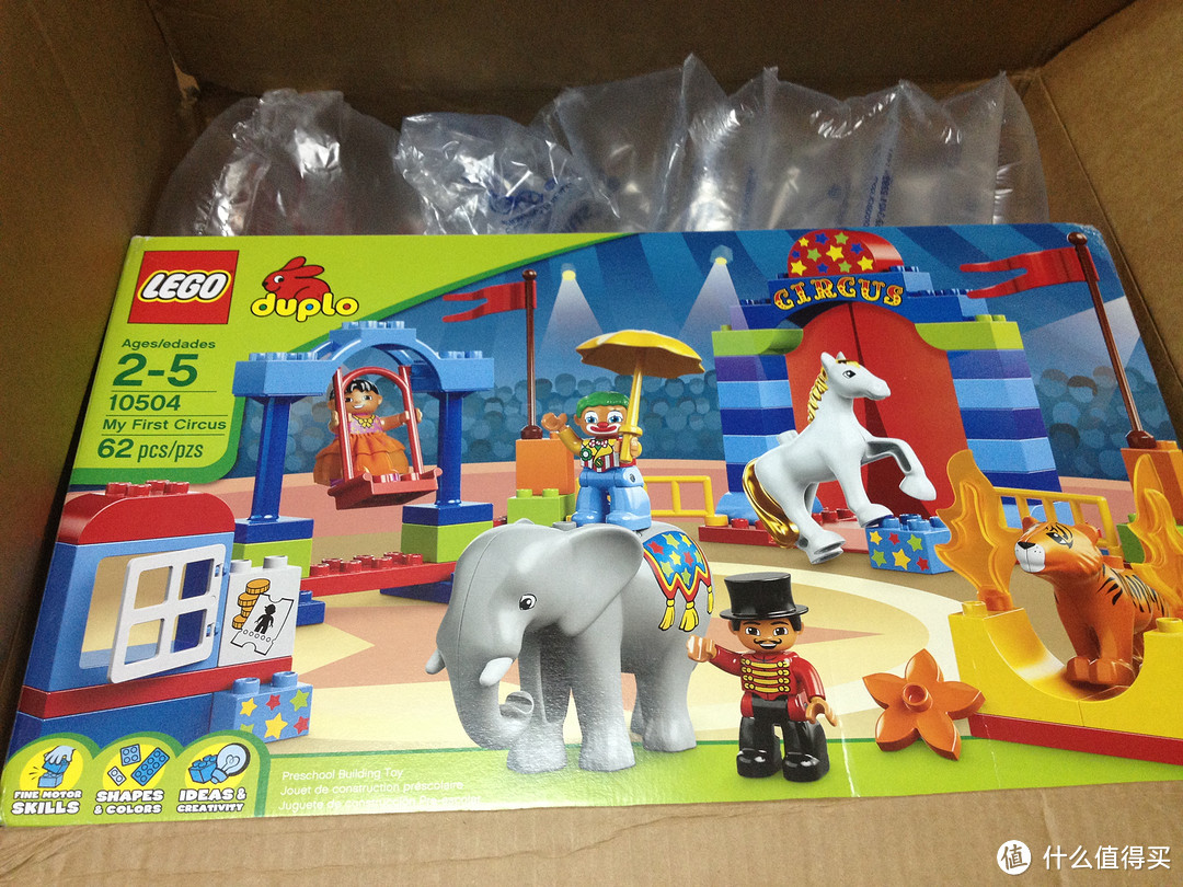 LEGO 乐高 DUPLO 得宝动物园系列 My First Circus 10504 大马戏团 积木 + Police ATV  警车 30028