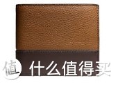 coach 寇驰 F74634 Mah/Dark Mahogany​ 男款两折钱包