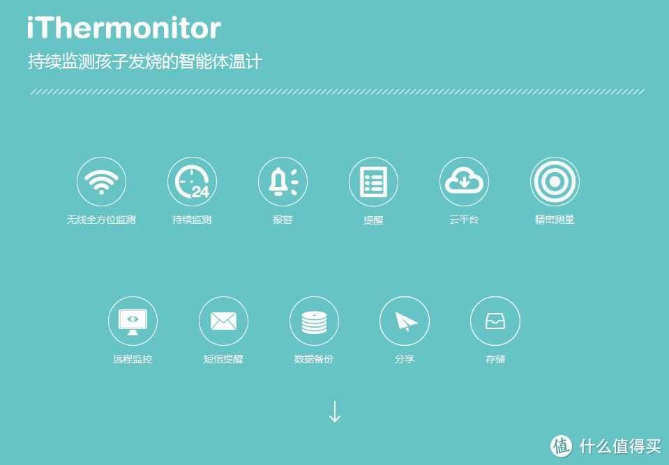 让爱更细致：iThermonitor 发烧总监 可穿戴智能儿童电子体温计 WTM-BT30-I