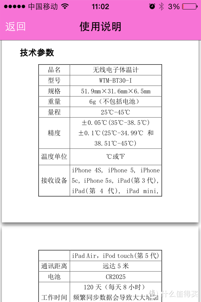 让爱更细致：iThermonitor 发烧总监 可穿戴智能儿童电子体温计 WTM-BT30-I