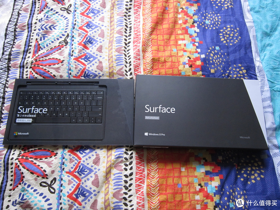 黄金搭档：surface pro 一代128G + type cover + 微软舒适触控鼠标