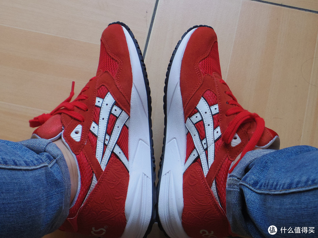 女汉子的粉红爱心：ASICS 亚瑟士 GEl-SAGA 复刻版 女款休闲运动鞋