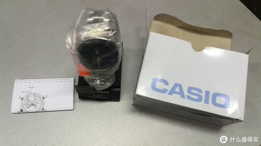 Casio 卡西欧 Edifice系列 EQS500DB-1A1 男士腕表 + 乐极生悲的Swarovski 施华洛世奇 水晶星挂饰