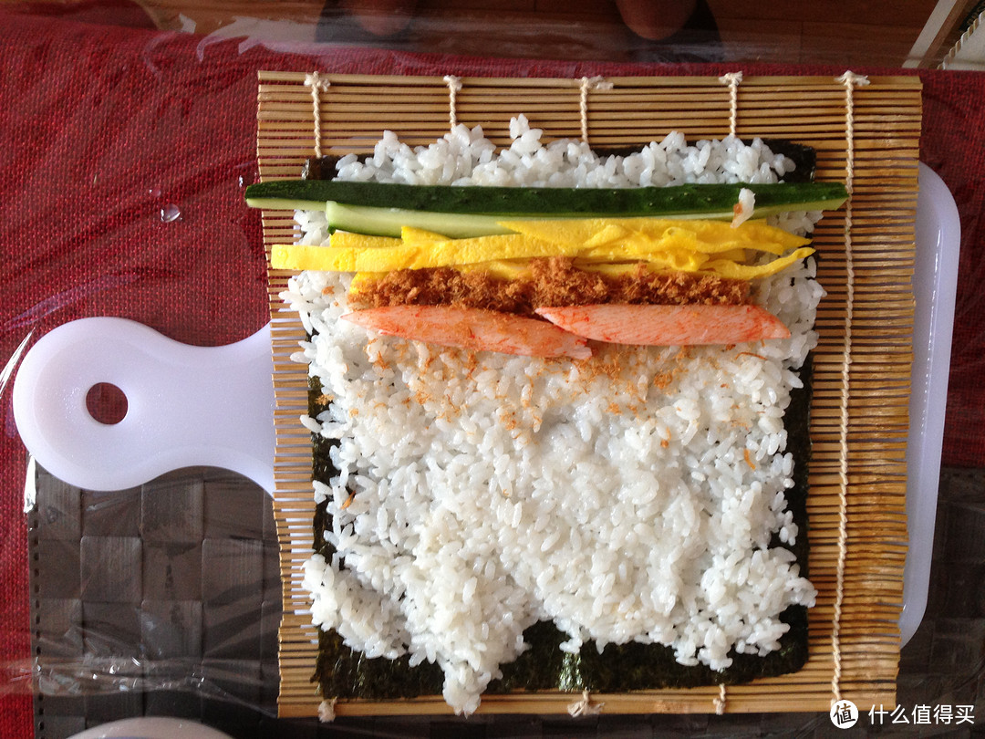 土鳖也爱美食：自制中卷寿司