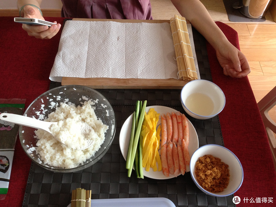 土鳖也爱美食：自制中卷寿司