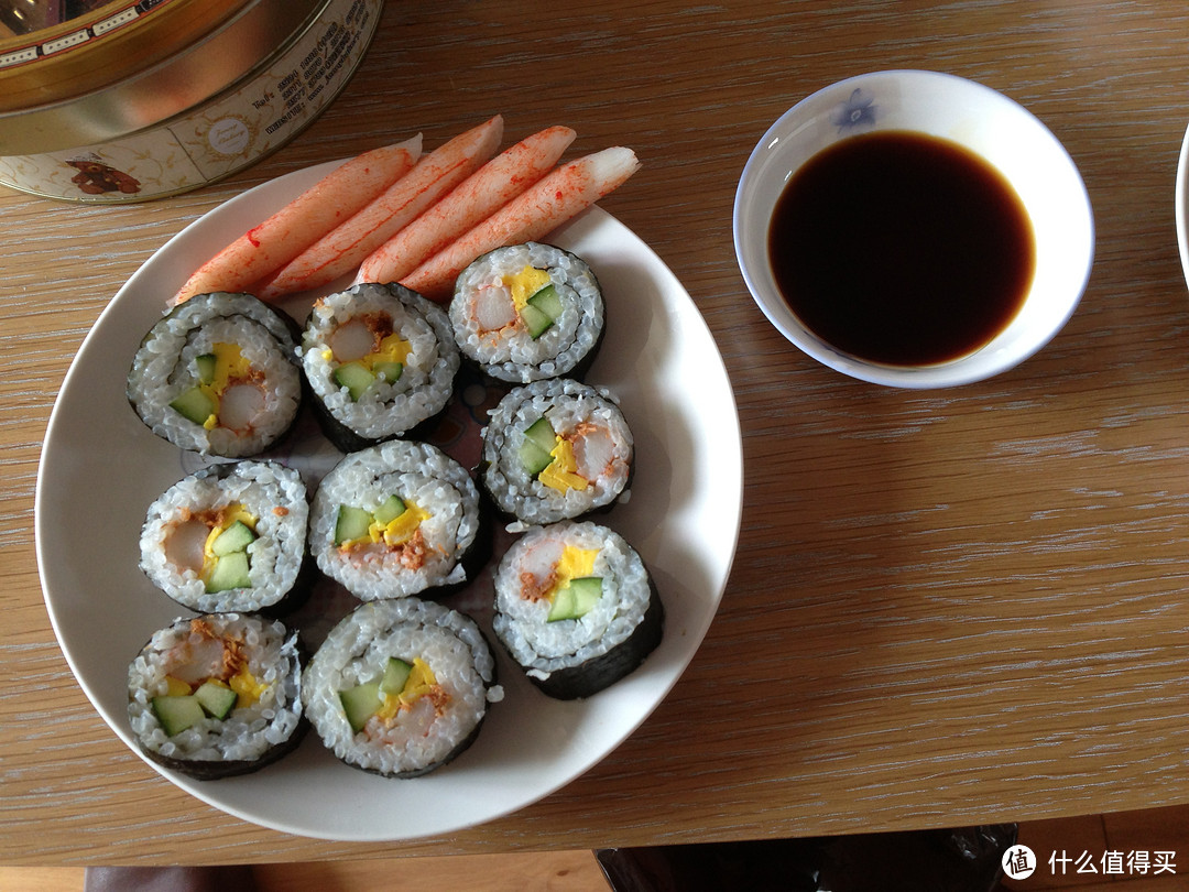 土鳖也爱美食：自制中卷寿司