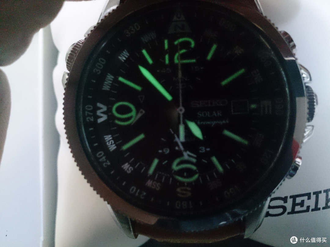 迟来的第一次晒单:SEIKO 精工 SSC081 男款 光动能腕表
