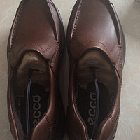 ecco 爱步 Iron Slip On 男士真皮乐福鞋