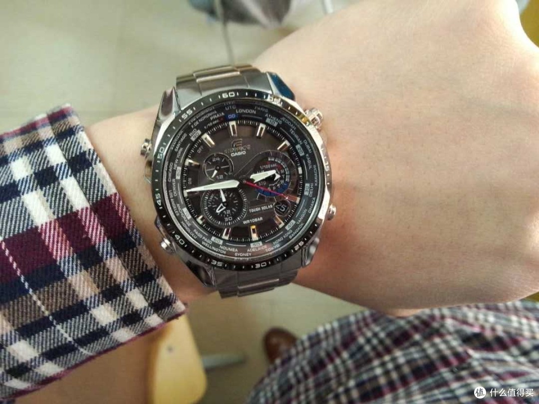 casio 卡西欧 edifice系列 eqs500db-1a1 男士腕表