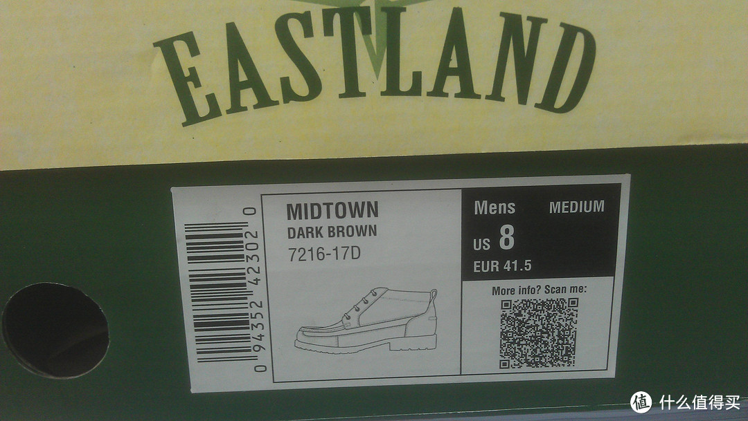 小众品牌：Eastland Midtown Ankle Boot 男款中帮皮靴