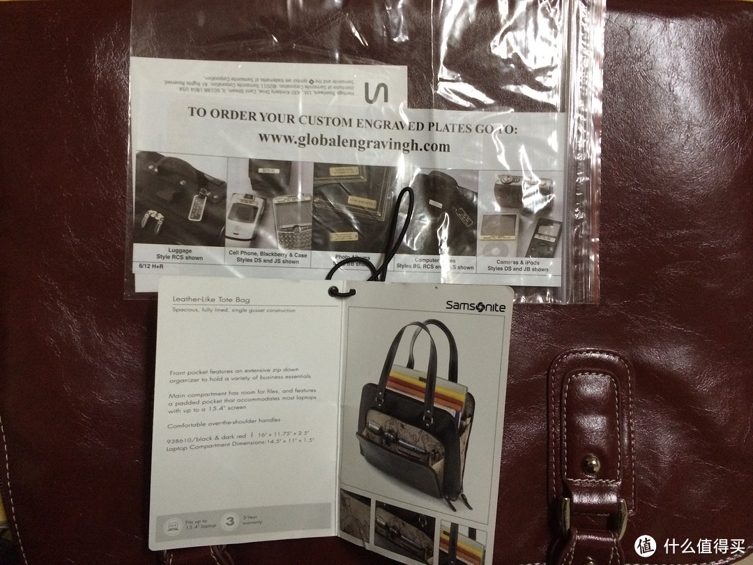 Samsonite 新秀丽 Business Cases A-Frame Laptop Tote 公文包 + Cole HaanB41482  钱包