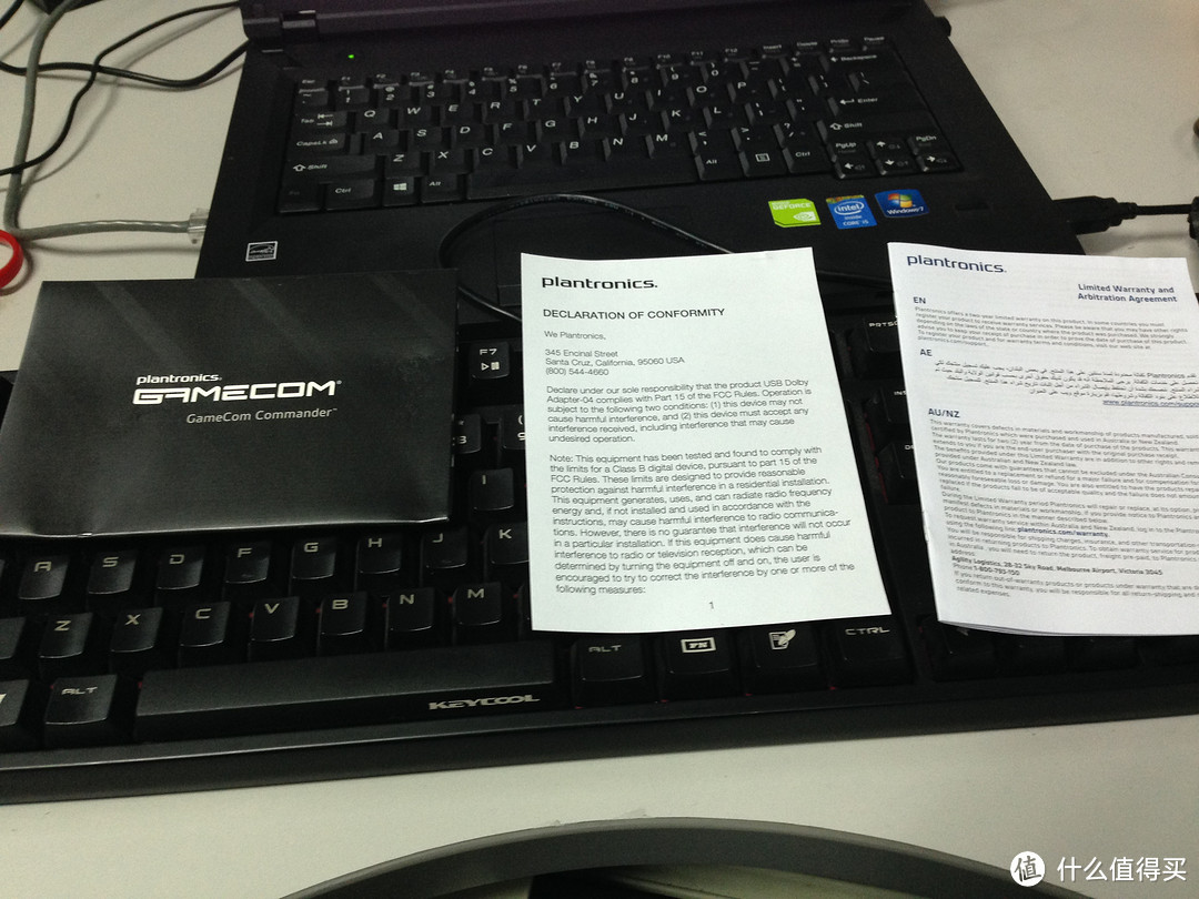 LoL 职业选手的选择：Plantronics 缤特力 GameCom Commander Gaming Headset 指挥官游戏耳机