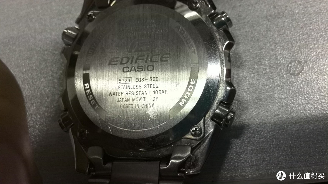 Casio 卡西欧 Edifice系列 EQS500DB-1A1 男士腕表 + 乐极生悲的Swarovski 施华洛世奇 水晶星挂饰