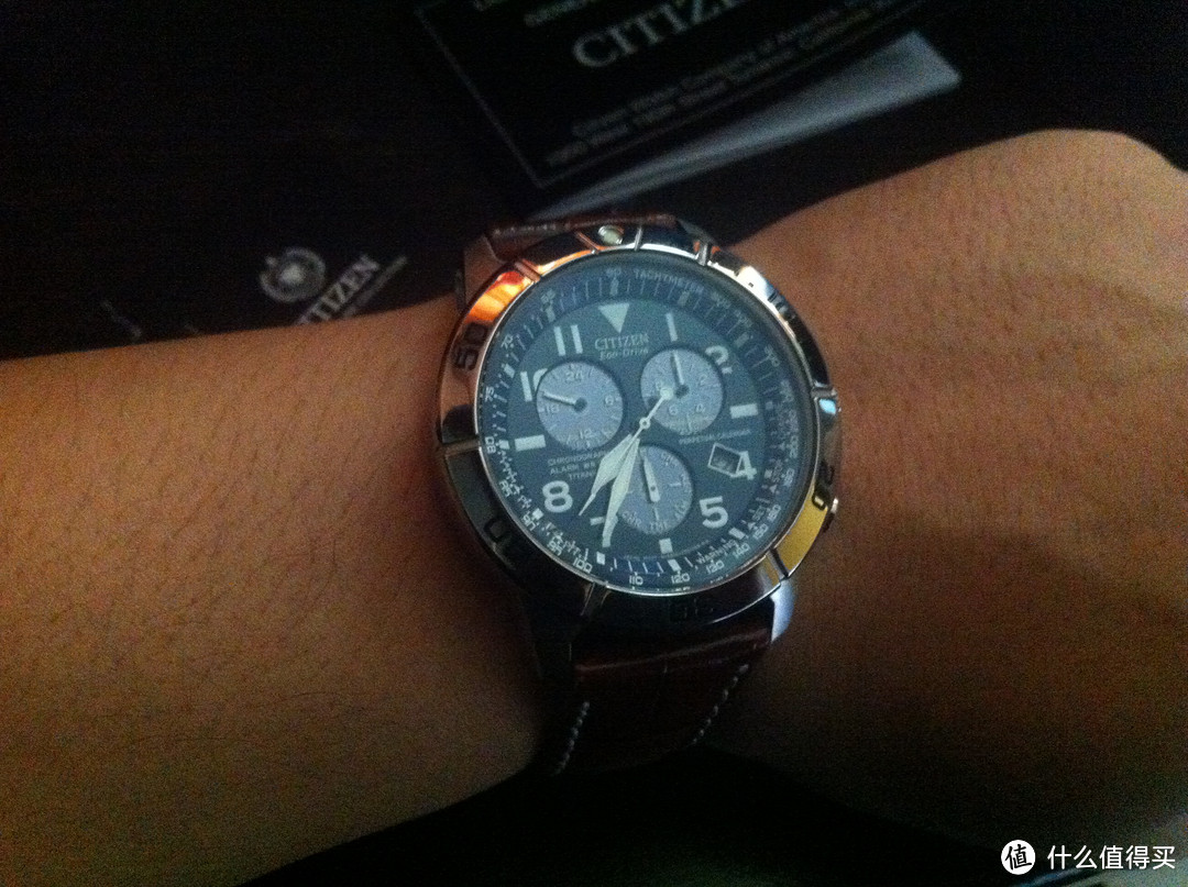 CITIZEN 西铁城 BL5250-02L 男款光动能计时腕表