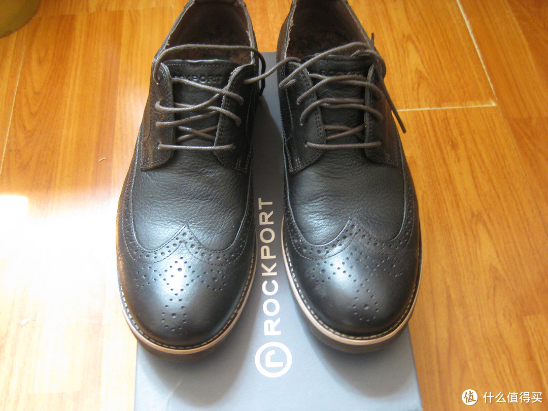 完美邂逅：Rockport 乐步 Ledge Hill Wing Tip 男款牛津鞋