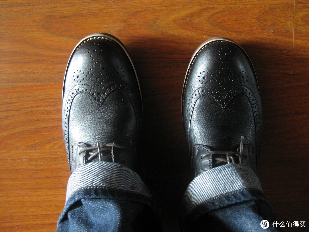 完美邂逅：Rockport 乐步 Ledge Hill Wing Tip 男款牛津鞋