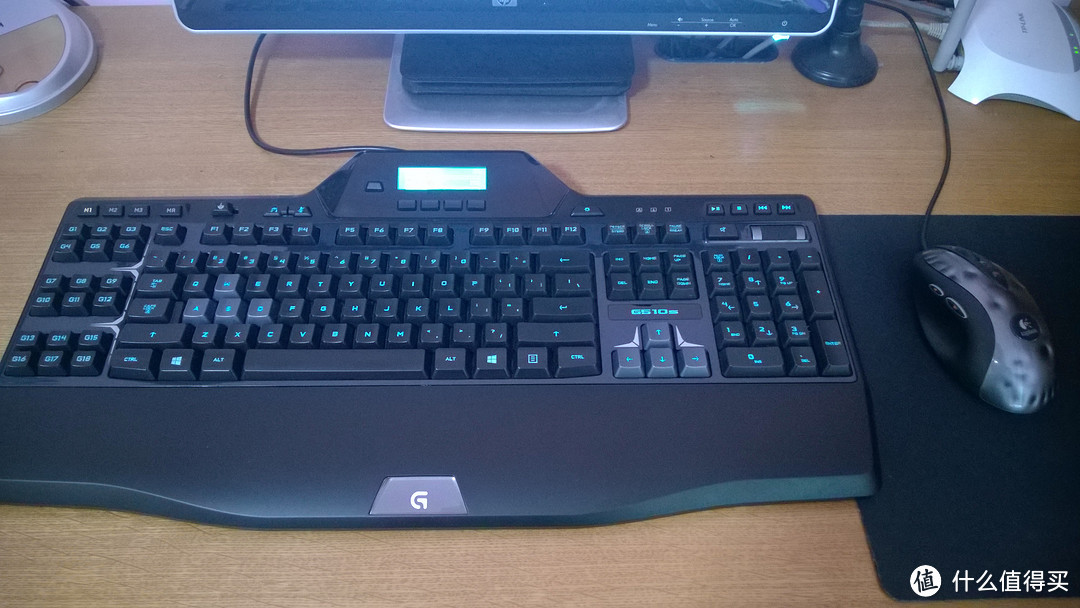 Logitech 罗技 G510s 游戏键盘（LCD屏、5键无冲、USB声卡）