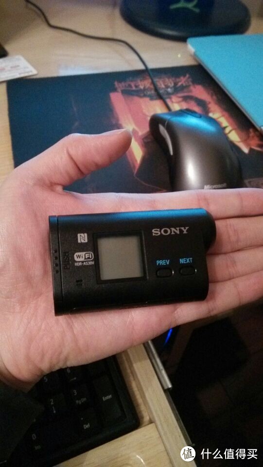 兼职行车记录仪：Sony 索尼 HDR-AS30V 佩戴式高清数码摄像机