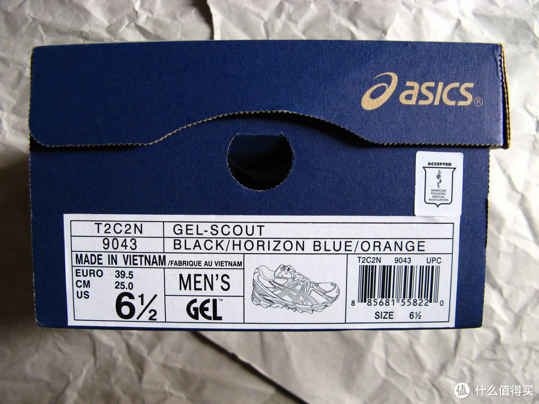 跑向春天——暗蓝橙 ASICS 亚瑟士 GEL-Scout 越野跑鞋