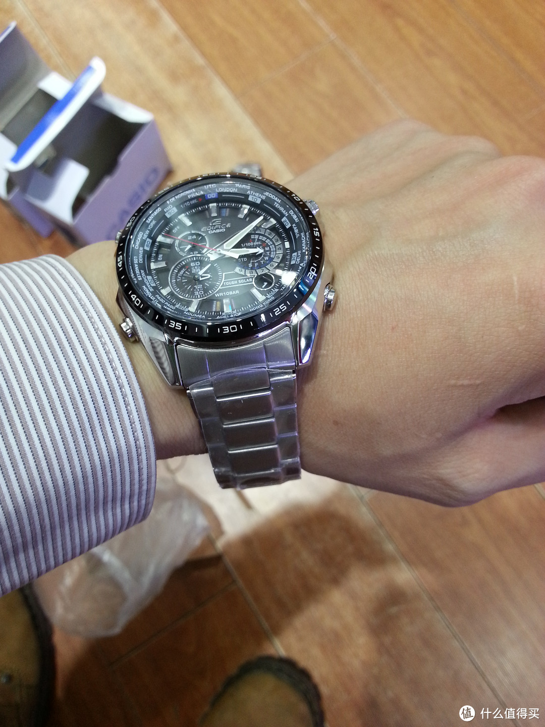 海淘历险记：Casio 卡西欧 Edifice系列 EQS-500DB-1A1 男士腕表、Baby-G BA-110-7A3CR 女款腕表