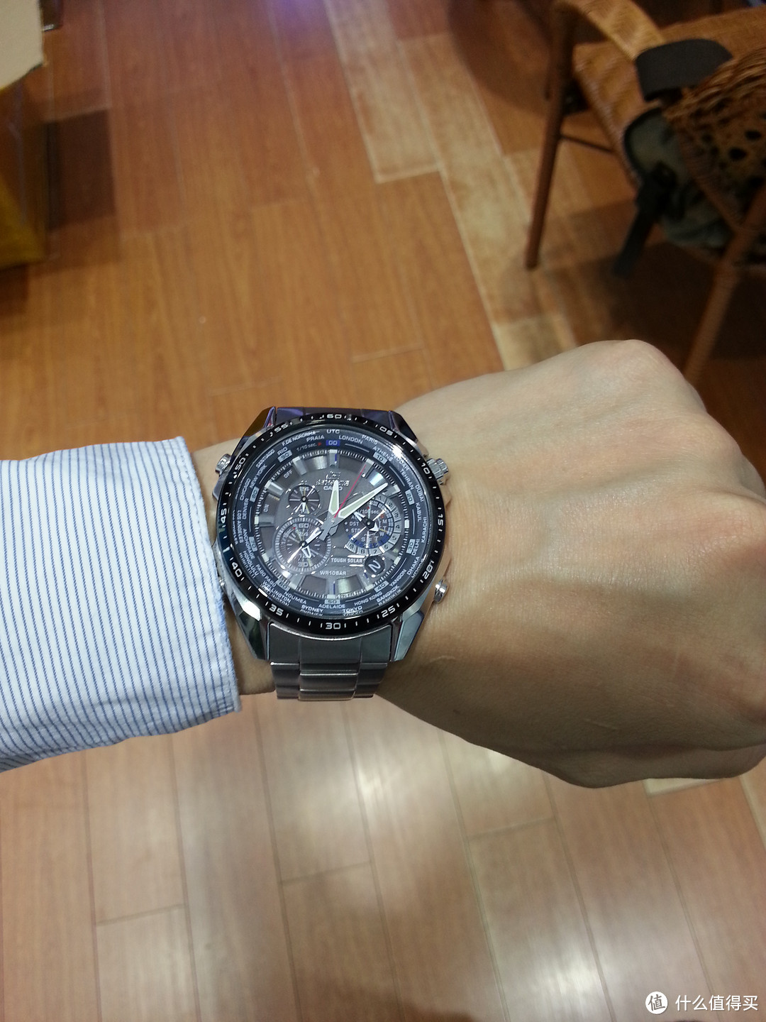 海淘历险记：Casio 卡西欧 Edifice系列 EQS-500DB-1A1 男士腕表、Baby-G BA-110-7A3CR 女款腕表