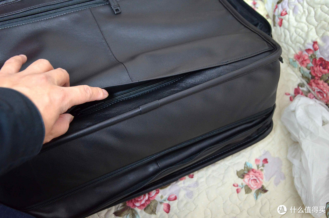 奥巴马同款工作手提包：Tumi Luggage Alpha Large Expandable Organizer 皮质公文包