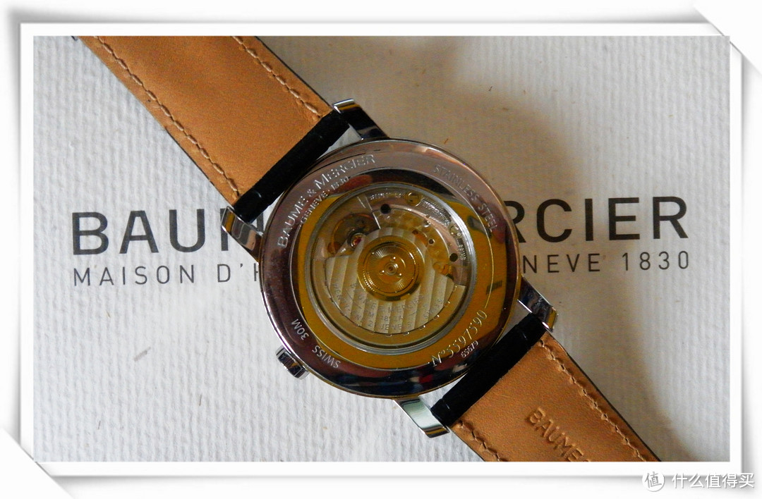 低调、大气、有内涵：Baume and Mercier 名士 Classima 克莱斯麦 男款自动机械腕表 MOA08868