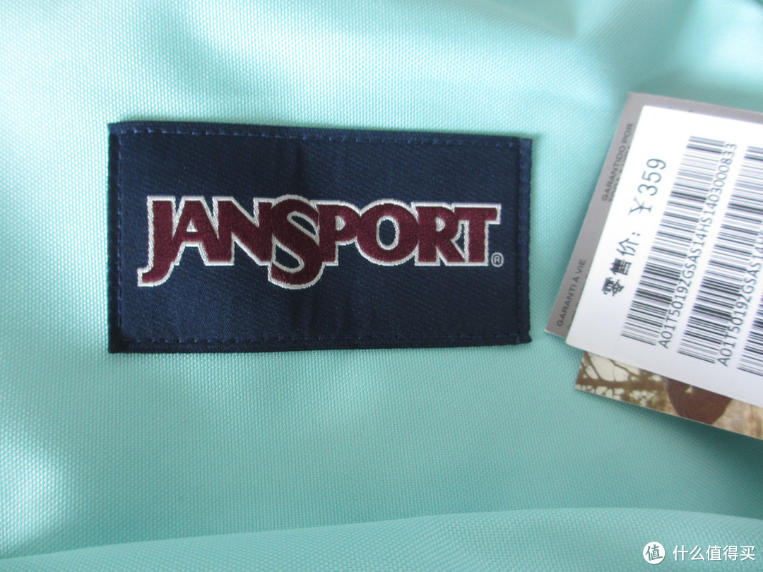 继续年轻：JanSport SuperBreak 超级叛逆 T501 校园双肩背包，嫩嫩的薄荷绿到手
