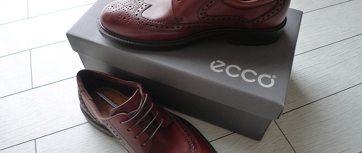 Ecco atlanta cheap wingtip cognac