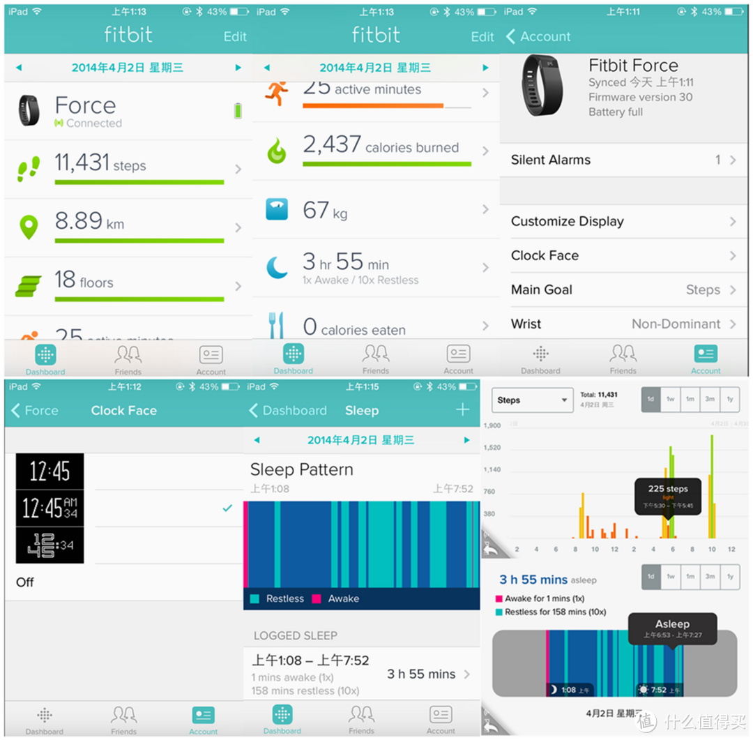 Fitbit Force、Misfit Shine、Jawbone UP24