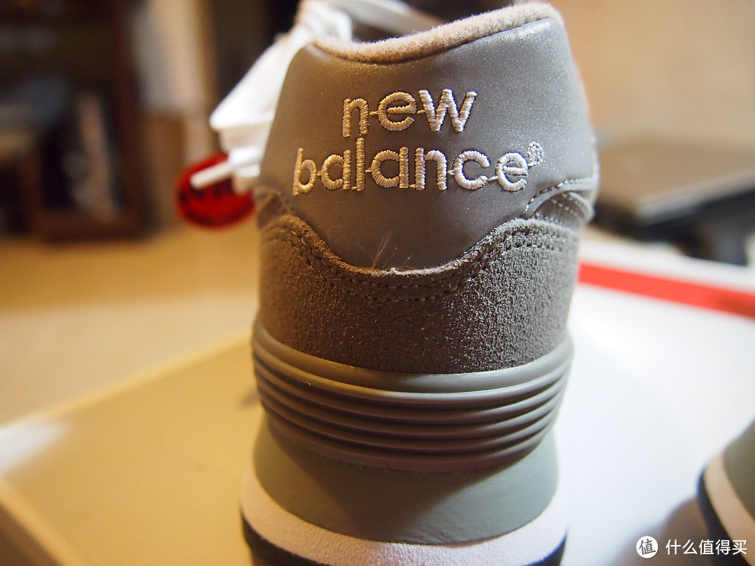 上阵父子兵：New Balance 新百伦 M574GS 元祖灰 休闲鞋+KJ990GOG 儿童款慢跑鞋 灰橘 开箱上脚