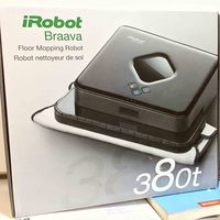 iRobot Braava 380t 拖地机器人外观展示(机身|电源|电池|底座|开关)