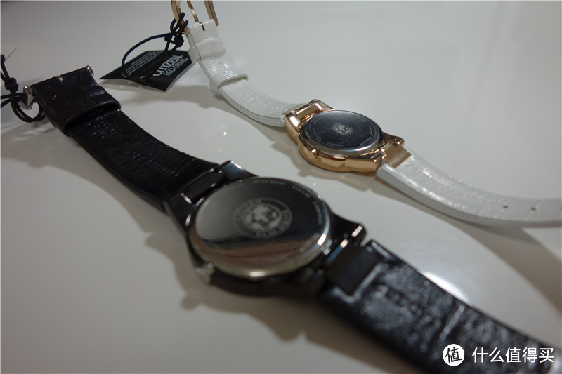 黑白合璧——Citizen 西铁城“Axiom”男女对表：GA1053-01A + AU1065-07E