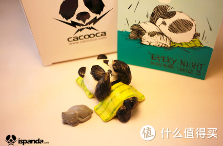 玩偶品牌cacooca推panda think系列第三款玩偶 Every night