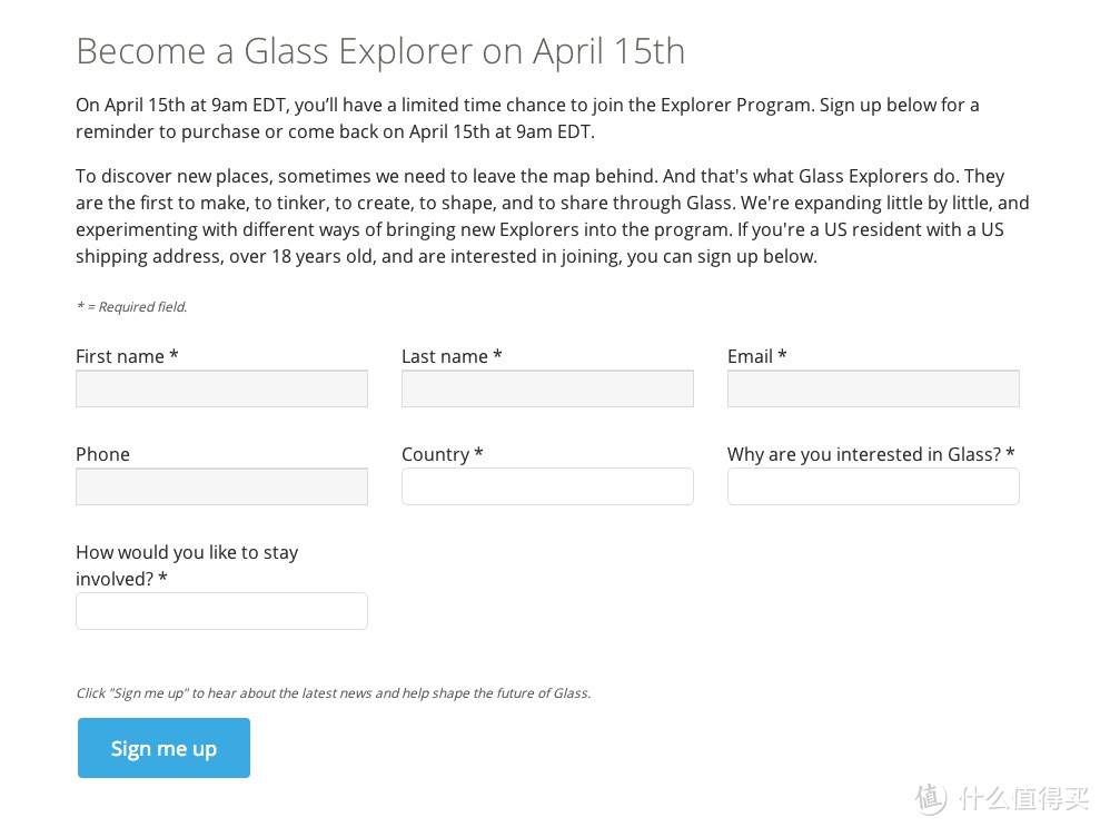 Google Glass谷歌眼镜下周二限时购买 仅限美国居民