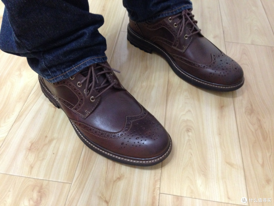Wolverine 渥弗林 DuraShocks Slip 6”男款工装靴+Clarks 其乐 Norse Wing Oxford 男鞋+ Columbia 哥伦比亚皮带