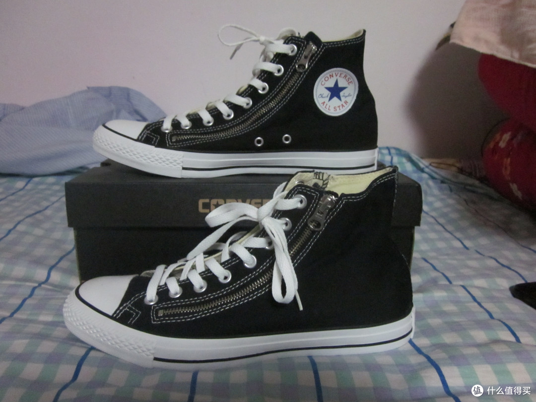 匡威脑残粉的自我修养:CONVERSE 匡威 2013 ALL STAR 斜拉链高帮中性硫化鞋 141020C