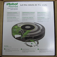 iRobot Roomba 630 真空吸尘扫地机器人外观展示(主机|按键|适配器|基座|过滤网)