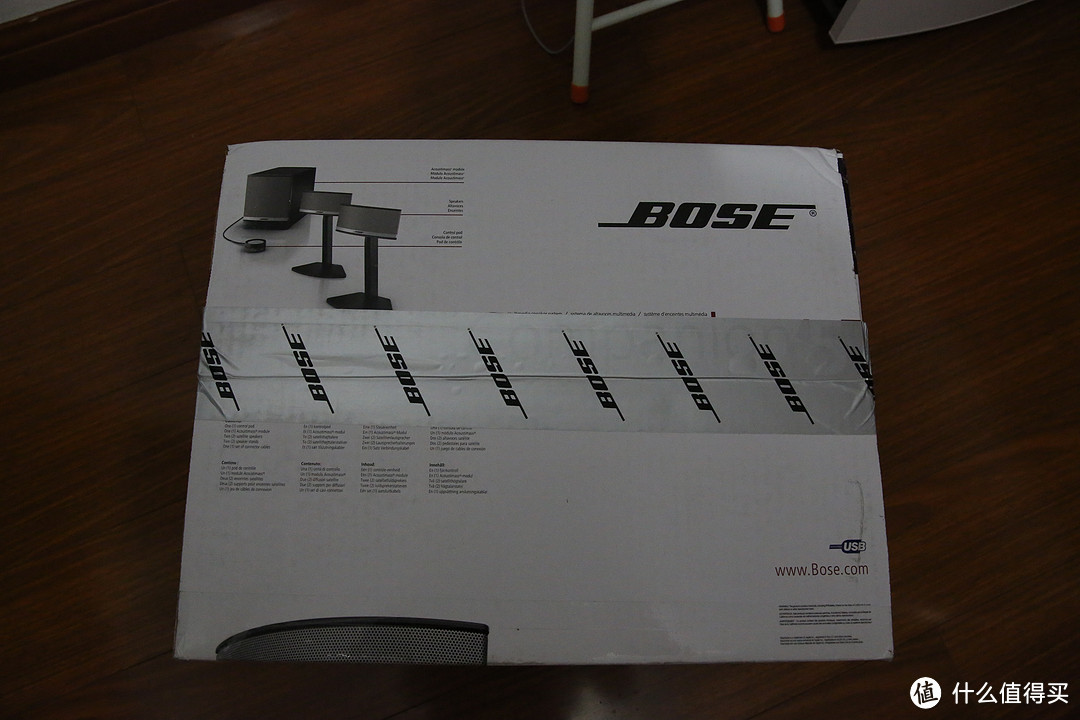 BOSE Companion 5 C5 多媒体音箱 开箱体验