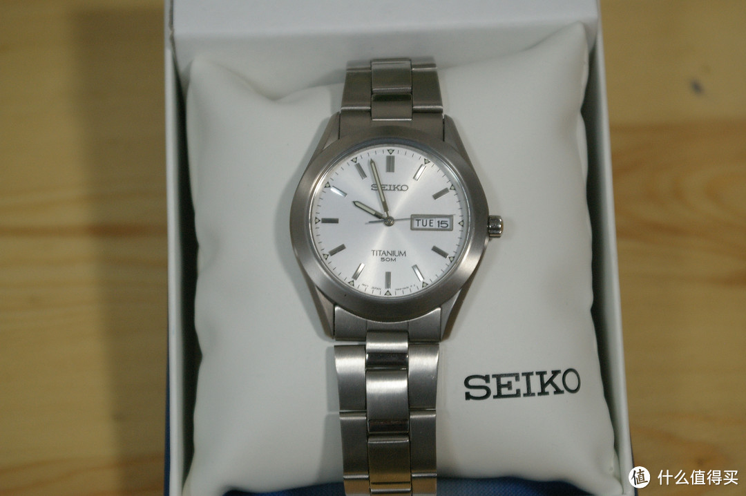 Seiko 精工SGG705 Titanium Bracelet 男款腕表_男款石英表_什么值得买