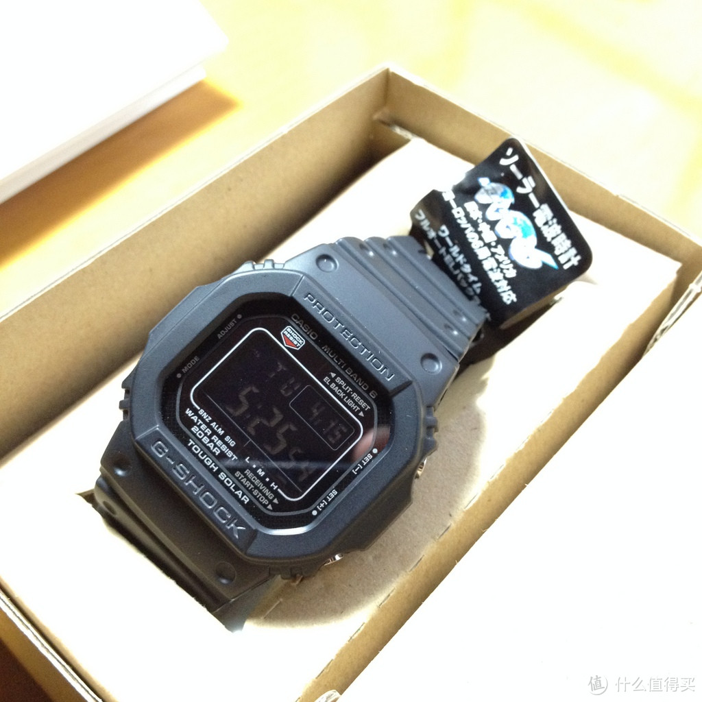 水上运动放心玩儿！CASIO 卡西欧 G-SHOCK GW-M5610-1BJF 男款腕表