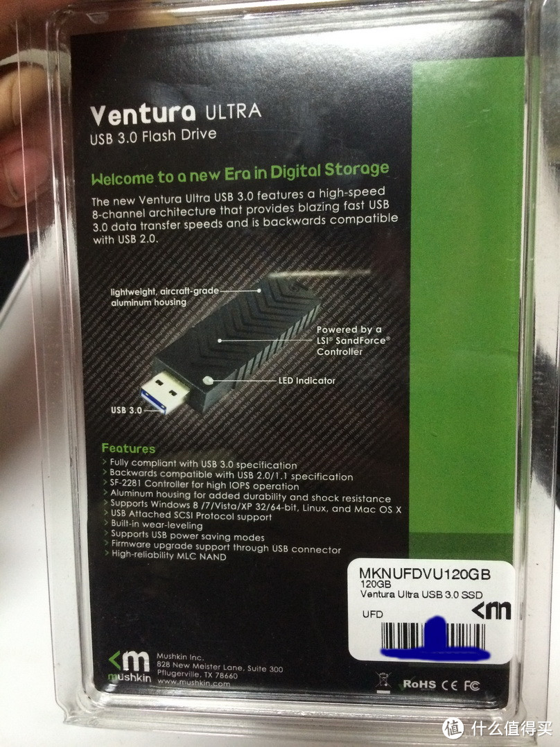 Mushkin MKNUFDVU120GB Ventura Ultra USB3.0 极速U盘 实测