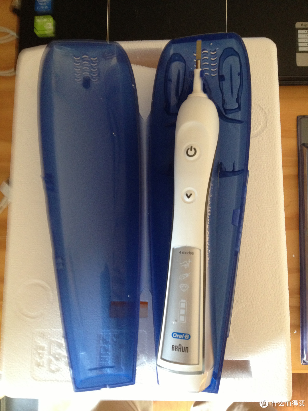 提升幸福感：Oral-B 欧乐B 4000型（D29） 电动牙刷+waterpik 洁碧 WP-660 标准型冲牙器