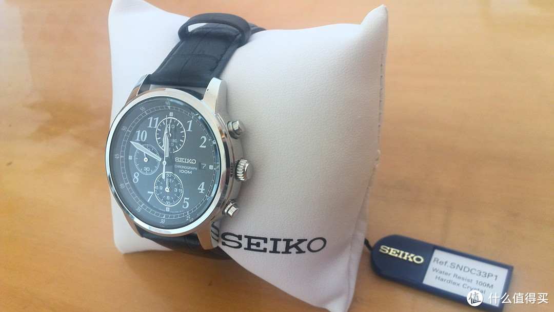 简单实用之选：SEIKO 精工 Chronograph系列 SNDC33 男款石英腕表