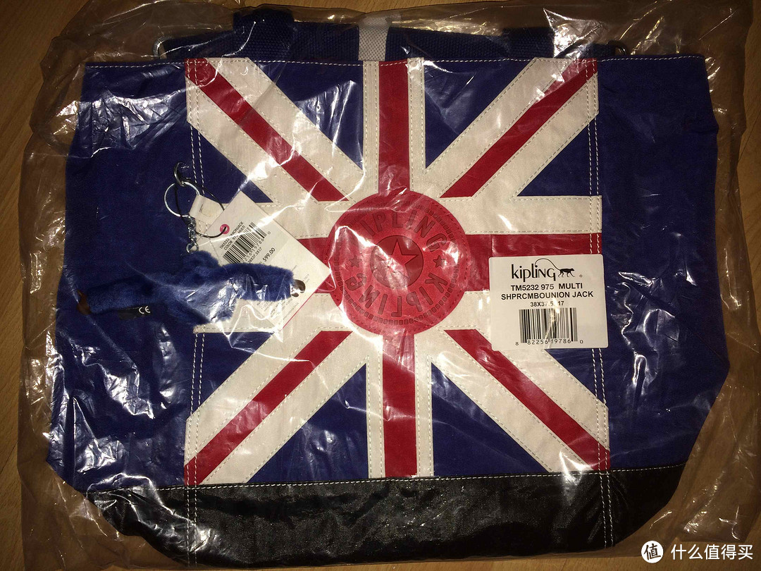 腐国Style：Kipling 凯普林 Shopper Combo Union Jack Tote 女款单肩挎包