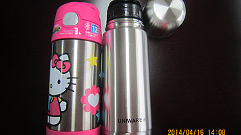 我的保温团队 篇二：Thermos 膳魔师 Hello Kitty 保温杯+Vacuum 350ml 保温杯