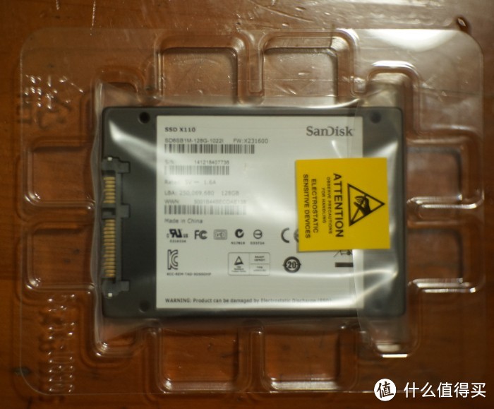 谁是谁的马甲——SanDisk 闪迪 X110 128G SSD 企业级固态硬盘