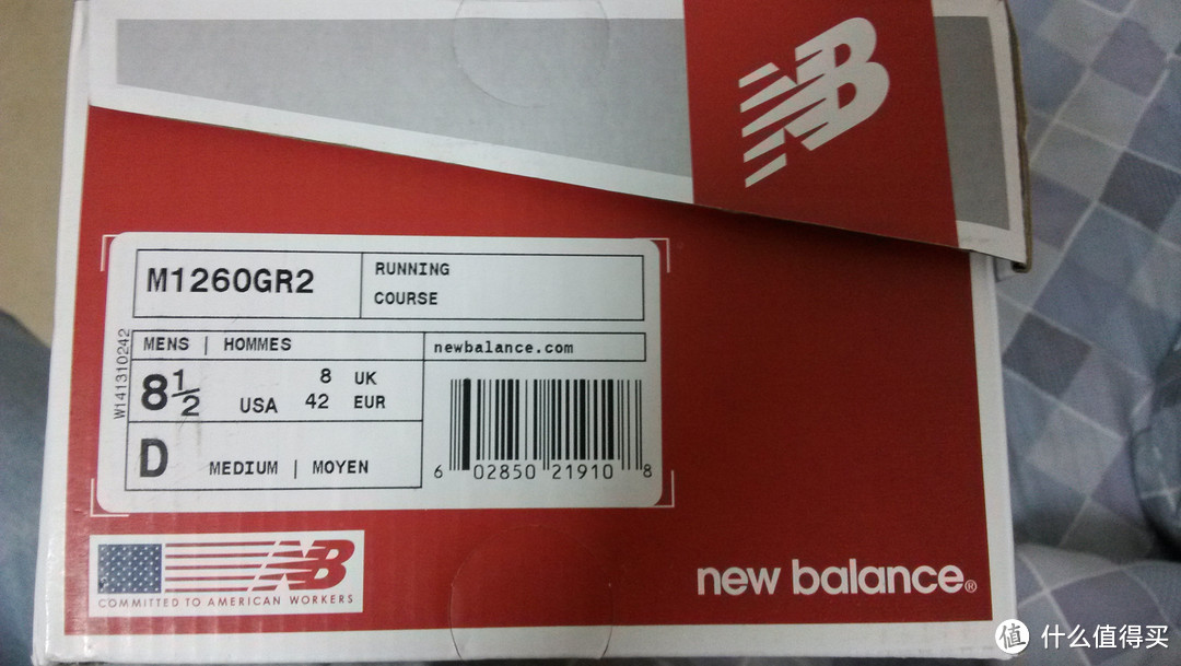 new balance 新百伦 M1260 v2 男款 *级支撑跑鞋